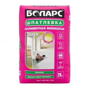 Шпатлевка "Боларс",финишная SUPER, 20 кг.