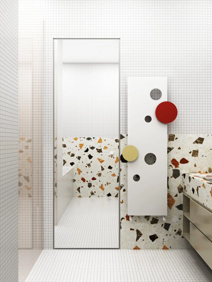 Полотенцесушитель водяной Broner Bolla BL.050.140.0000.R вертикальный 500 мм ФОТО