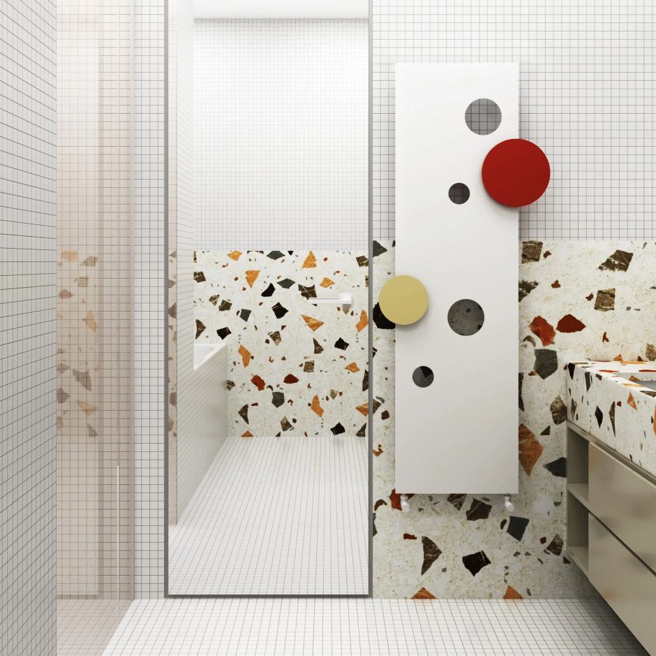 Изображение Полотенцесушитель электрический Broner Bolla BL.EL.050.140.0000.R вертикальный 500 мм