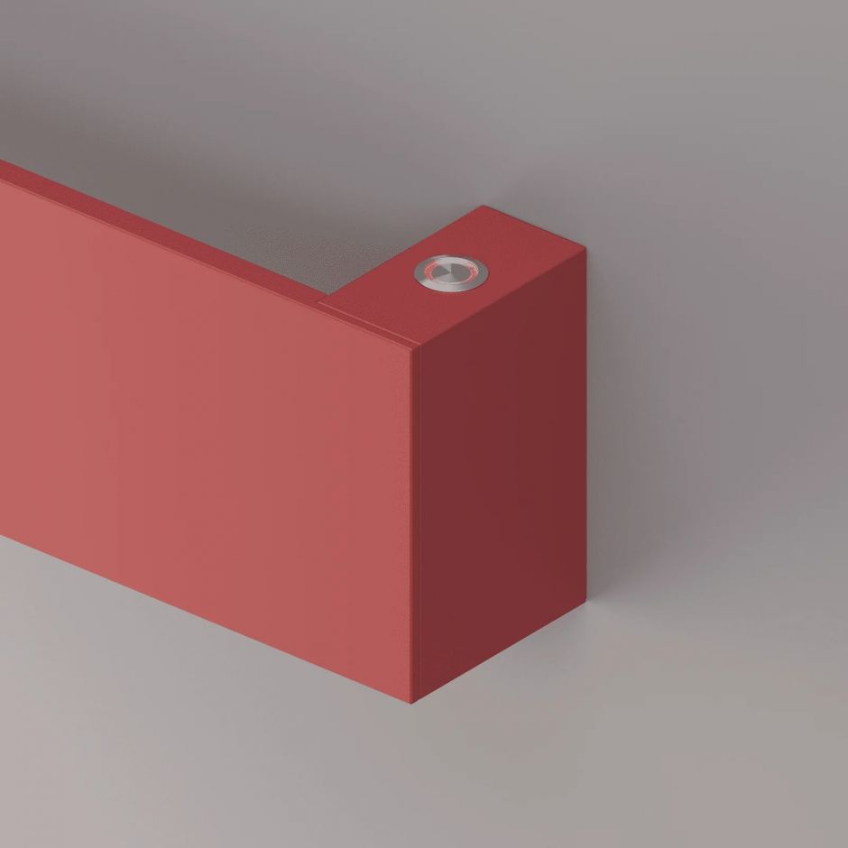 Полотенцесушитель электрический Broner Matua MT.EL.012.080.0000.R горизонтальный 120 мм ФОТО