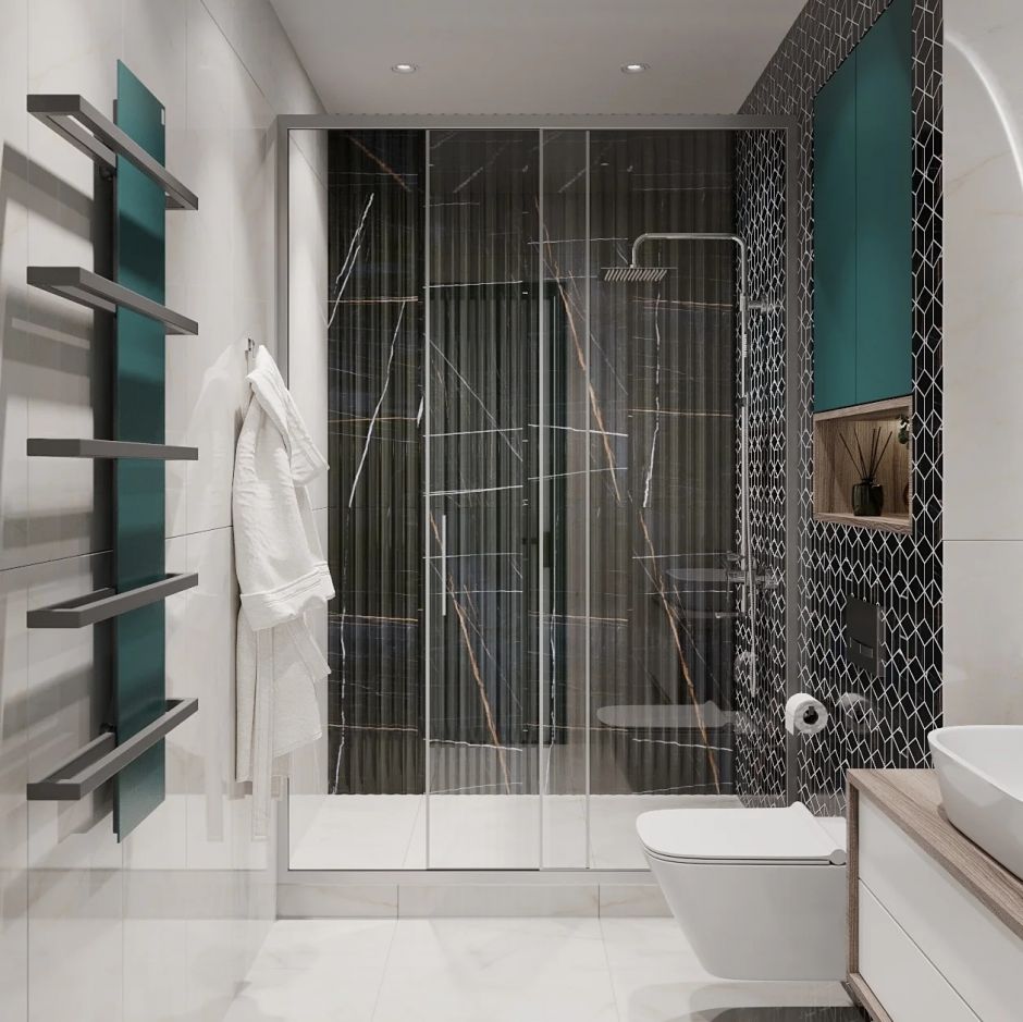 Изображение Водяной полотенцесушитель Broner Alto ALT.050.140.0000.R  вертикальный 500 мм