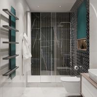 Водяной полотенцесушитель Broner Alto ALT.050.140.0000.R  вертикальный 500 мм схема 1