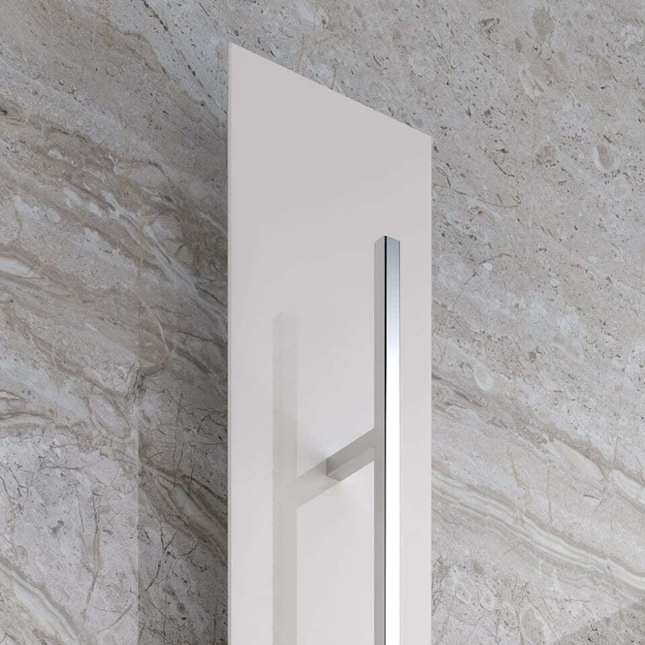 Изображение Дизайнерский полотенцесушитель Broner Vector V C.EL.1750.200 электрический 200 мм