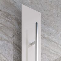 Дизайнерский полотенцесушитель Broner Vector V C.EL.1750.200 электрический 200 мм схема 1