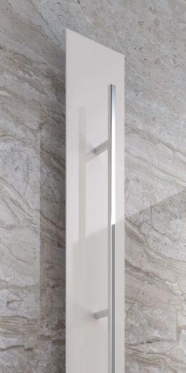 Дизайнерский полотенцесушитель Broner Vector V C.EL.1750.200 электрический 200 мм схема 8