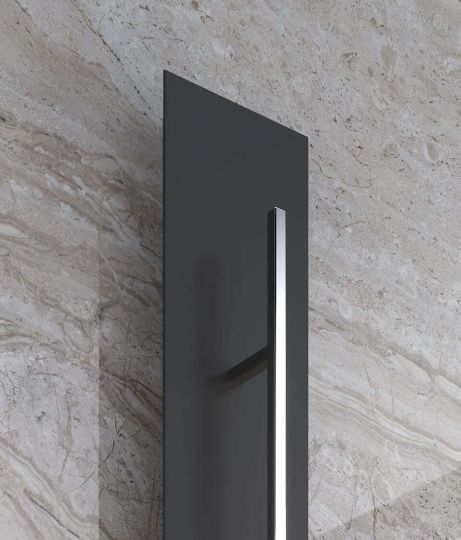 Дизайнерский полотенцесушитель Broner Vector V C.EL.1750.200 электрический 200 мм схема 11