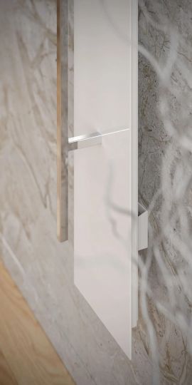 Электрический полотенцесушитель Broner Vector V C.EL.2050.200 дизайнерский 200 мм схема 7