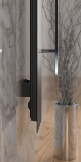 Электрический полотенцесушитель Broner Vector V C.EL.2050.200 дизайнерский 200 мм схема 9