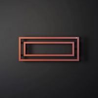 Полотенцесушитель электрический Broner Mono Due MD.EL.094.034.0000 дизайнерский 250 мм схема 1