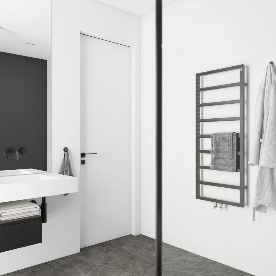 Полотенцесушитель водяной Broner Cube CB.050.120.0000 на ГВС 500 мм ФОТО