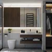 Полотенцесушитель Broner Cube ZZ CZ. EL. 050.120.0000 дизайнерский электрический 500 мм схема 1