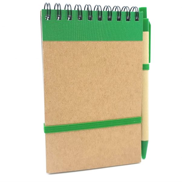 Блокнот с ручкой Papyrus зеленый