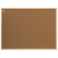Доска пробковая для объявлений 80×60 см, деревянная рамка, 2×3 ECO, (Польша), TC86/C