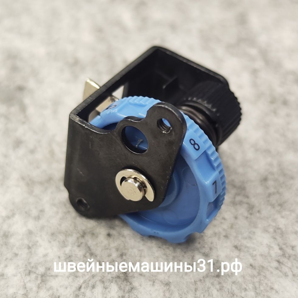 Механизм регулировки натяжения верхней нити Dragonfly 124, Janome, Elna, Comfort и др. (уценка - изменение цвета пластика). Расстояние между крепёжными отверстиями 35 мм     Цена 550 руб.
