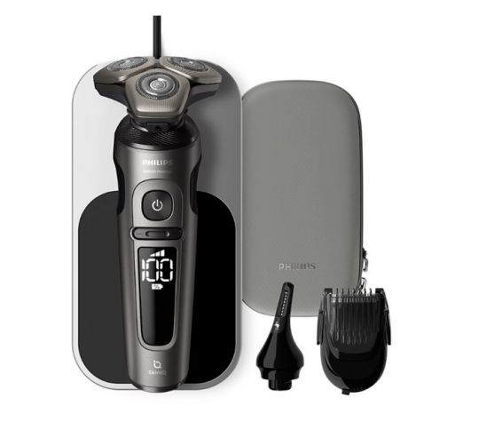 Электробритва Philips Shaver S9000 Prestige SP9872/15, черный/серый