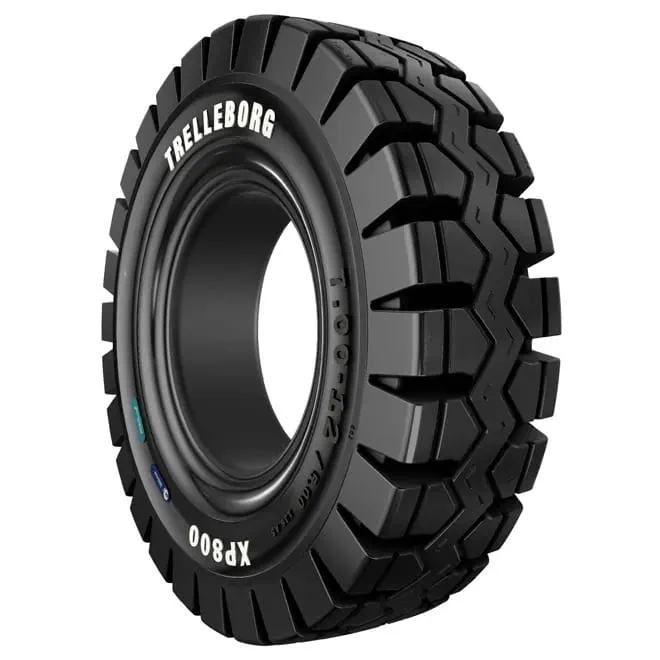 Шина цельнолитая 10.00-20 (290/95-20) XP800 Trelleborg (без бурта) /7.5-20