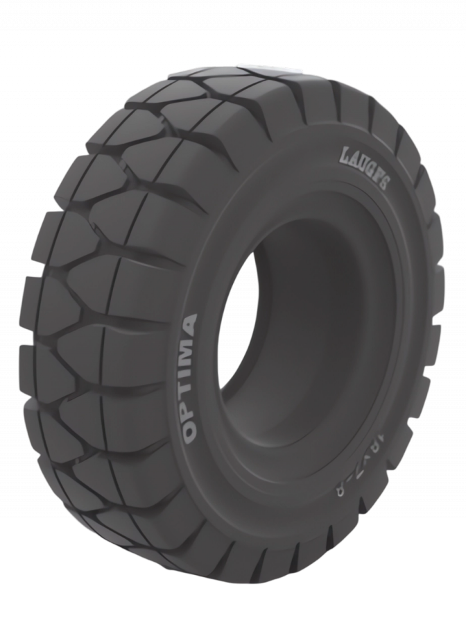 Шина цельнолитая 10.00-20 7.50" OPTIMA TR LAUGFS (без бурта)