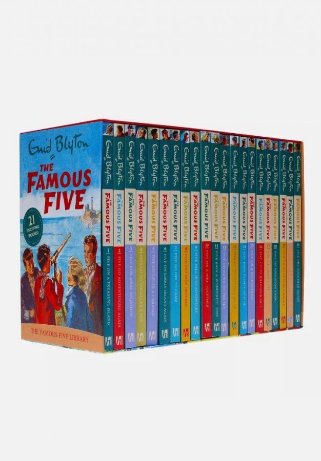 Famous Five 21 Books Box Set by Enid Blyton - Ages 9-14 - Paperback Популярные книги для подростков
