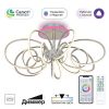 Люстра Умная Citilux SALMA SMART CL224A171 RGB LED Матовый Хром, Металл / Ситилюкс.