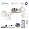 Люстра Умная Citilux ATMAN SMART CL226A141 RGB LED Матовый Хром, Металл / Ситилюкс.