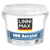 Краска Фасадная Linnimax 100 Acrylat 2,5л Белая, Универсальная База 1 / Линнимакс 100 Акрилат.