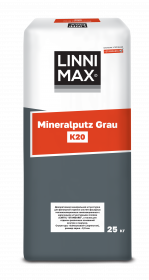Состав Штукатурный Фасадный Linnimax Mineralputz Grau K20 25кг / Линнимакс Минералпутц Грау.