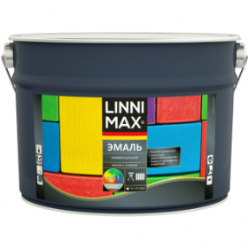 Эмаль Алкидная Linnimax Эмаль Универсальная 2.5л для Внутренних и Наружных Работ База 1 / Линнимакс.