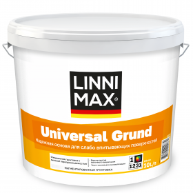 Грунтовка Linnimax Universal Grund 10л / Линнимакс Универсал Грунт.