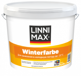 Краска Фасадная Linnimax Winterfarbe 8,46л База 3 / Линнимакс Винтерфарбе.
