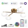 Люстра Умная Citilux ATMAN SMART CL226A143 RGB LED Бронзовая,Металл / Ситилюкс