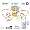 Люстра Умная Citilux SALMA SMART CL224A172 RGB LED Золото, Металл / Ситилюкс