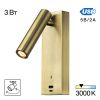 Светильник с Выключателем Citilux Декарт CL704433 LED USB Бронза, Металл / Ситилюкс
