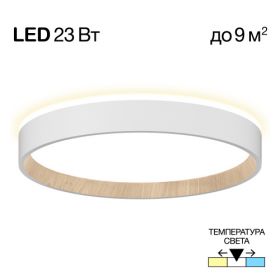 Светильник с Подсветкой Citilux ETALON CL750240 LED Белый, Высокопрочный Полимер / Ситилюкс