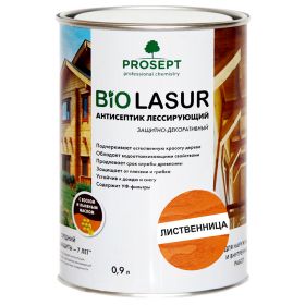 Антисептик Лессирующий Prosept BiO Lasur 0,9л 034-09 / Просепт