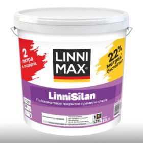 Краска Интерьерная Linnimax LinniSilan 11л Глубокоматовая База 1 / Линнимакс ЛинниСилан