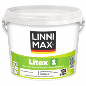 Краска Интерьерная Linnimax Litex 1 2,35л Глубокоматовая База 3 / Линнимакс Литекс 1