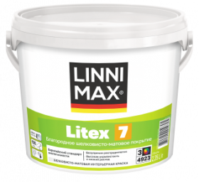 Краска Интерьерная Linnimax Litex 7 2,35л Шелковисто-Матовая База 3 / Линнимакс Литекс 7