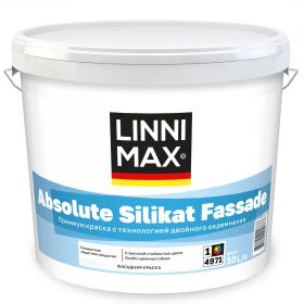 Краска Фасадная Linnimax Absolute Silikat Fassade 10л / Линнимакс Абсолюте Силикат Фассаде