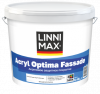 Краска Фасадная Linnimax Acryl Optima Fassade 8,46л Белая, Акриловая База 3 / Линнимакс Акрил Оптима Фассаде