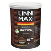 Лазурь для Дерева Linnimax Аква Лазурь 0.9л Палисандр для Внутренних и Наружных Работ / Линнимакс