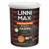 Лазурь для Дерева Linnimax Аква Лазурь 0.9л Рябина для Внутренних и Наружных Работ / Линнимакс