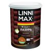 Лазурь для Дерева Linnimax Аква Лазурь 0.9л Тик для Внутренних и Наружных Работ / Линнимакс