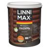 Лазурь для Дерева Linnimax Аква Лазурь 2.5л Рябина для Внутренних и Наружных Работ / Линнимакс