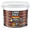 Лазурь для Дерева Linnimax Аква Лазурь 9л Тик для Внутренних и Наружных Работ / Линнимакс