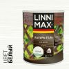 Лазурь-Гель для Дерева Linnimax Лазурь-Гель 0,75л Белый Тонкослойная для Наружных Работ / Линнимакс