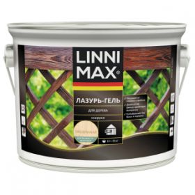 Лазурь-Гель для Дерева Linnimax Лазурь-Гель 2,5л Бесцветный Тонкослойная для Наружных Работ / Линнимакс