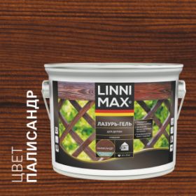 Лазурь-Гель для Дерева Linnimax Лазурь-Гель 2,5л Палисандр Тонкослойная для Наружных Работ / Линнимакс