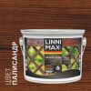 Лазурь-Гель для Дерева Linnimax Лазурь-Гель 2,5л Палисандр Тонкослойная для Наружных Работ / Линнимакс
