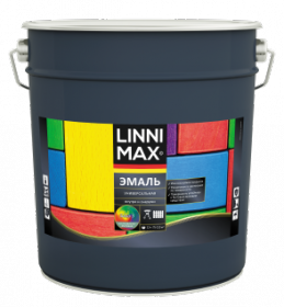 Эмаль Алкидная Linnimax Эмаль Универсальная 8,28л для Внутренних и Наружных Работ База 3 / Линнимакс