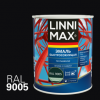 Эмаль Быстросохнущая по Ржавчине Linnimax Эмаль 0.75л Черный RAL 9005 для Внутренних и Наружных Работ / Линнимакс